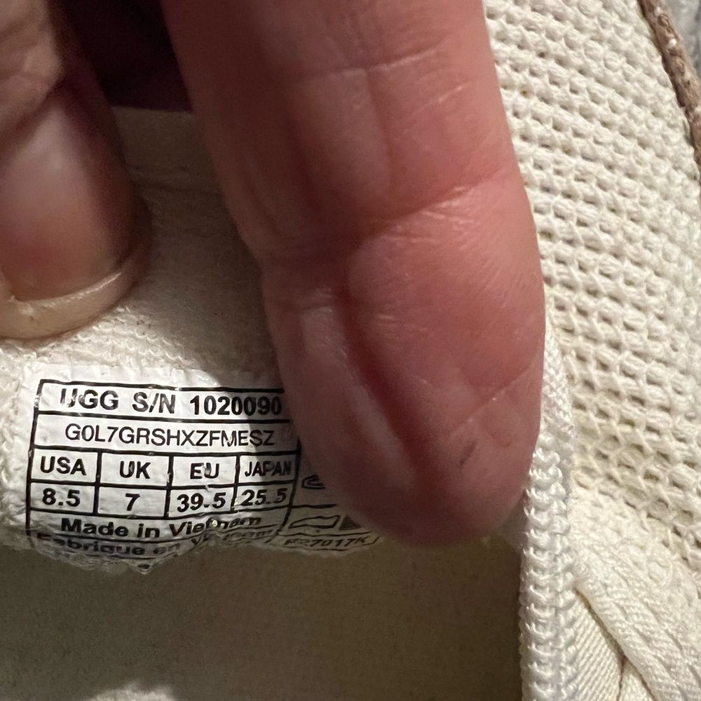 UGG Women's White Slip-On Flats - Picture 5 of 9